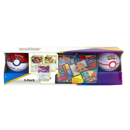 Pokémon Collector's Chest (Pokeball, Premier Ball & 3 Eevee Promo Cards)