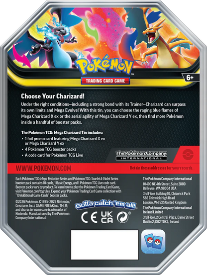 Pokémon Mega Charizard Tin