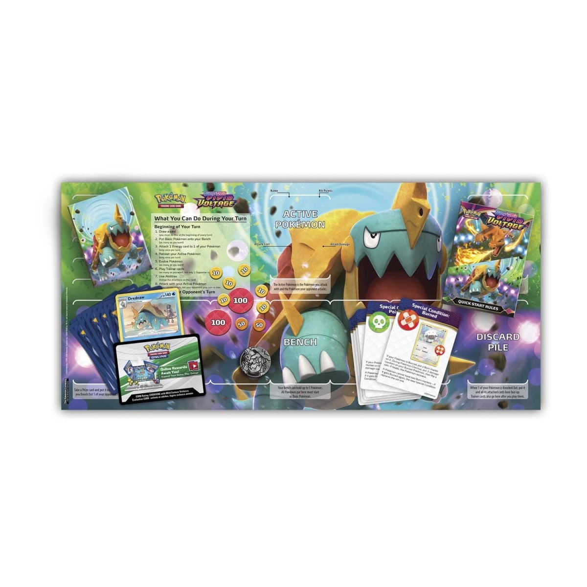 Sword & Shield-Vivid Voltage Drednaw Theme Deck