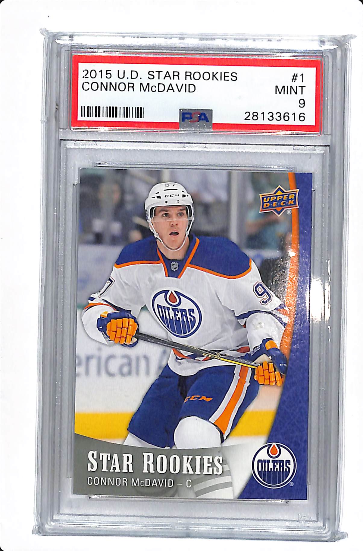 205 UPPER DECK STAR ROOKIES CONNOR MCDAVID PSA 9 #1