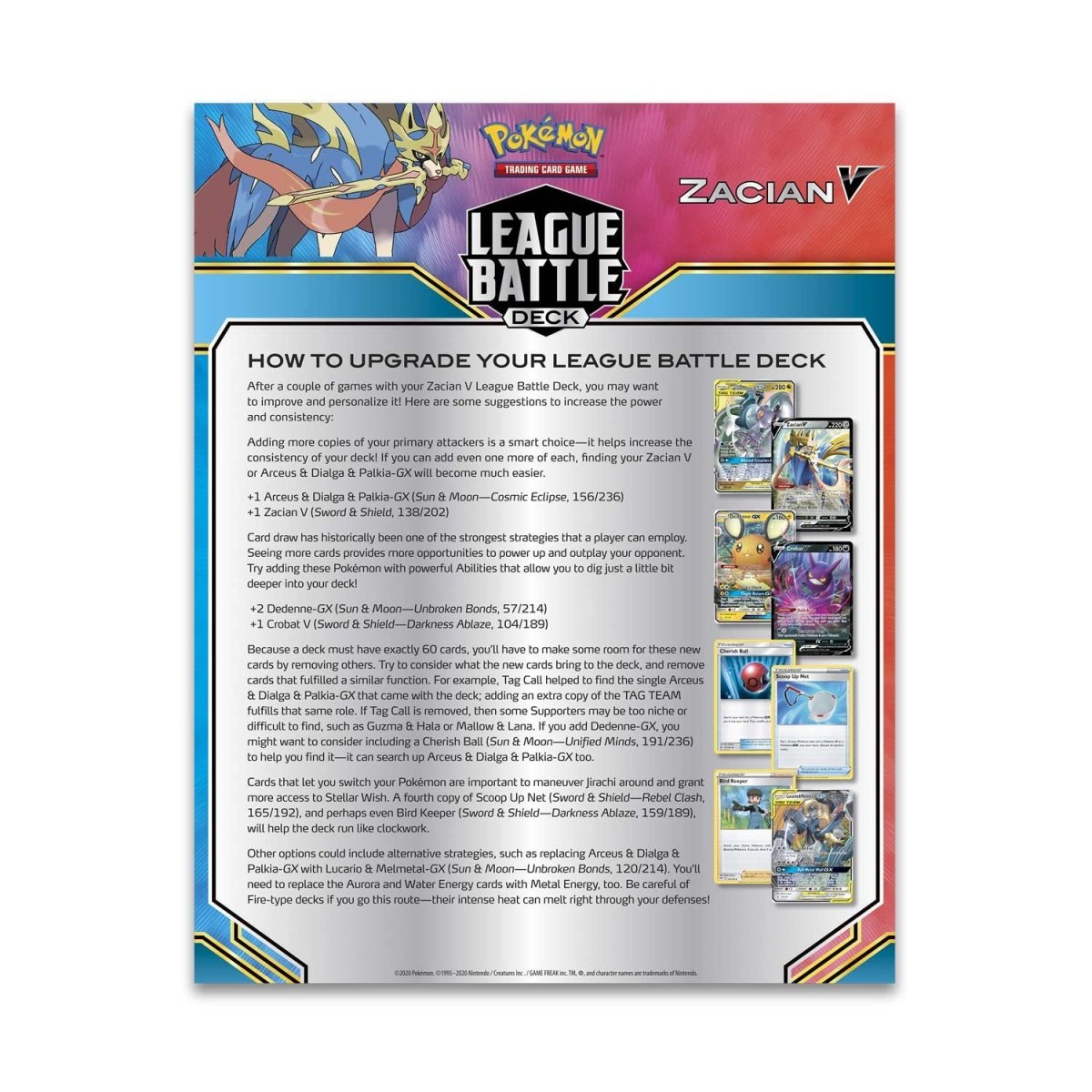 Zacian V League Battle Deck